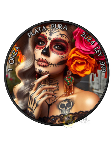 LA CALAVERA II 1 Oz Silver coin 1 Onza Mexico 2024 - Coins & More - Demnächst