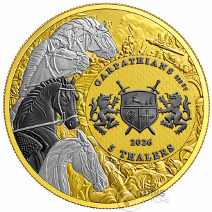 ENNOBLING BLACK HORSE Four Horsemen Of The Apocalypse 1 Oz Silver Bullion Coin 5 Thalers 2026 - Coins & More - Demnächst 2