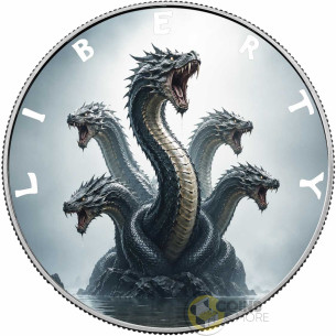HYDRA OF DEEP Mythic Realms 1 Oz Silver Coin 1$ USA 2027 - Coins & More - Demnächst