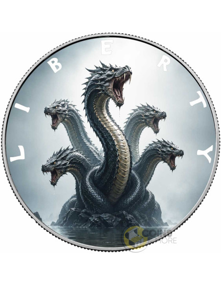 HYDRA OF DEEP Mythic Realms 1 Oz Silver Coin 1$ USA 2027 - Coins & More - Demnächst