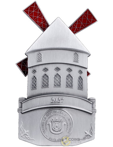 MOULIN ROUGE : A CABARET IN MOTION 3 Oz Silver Coin 50 Francs Burundi 2027 - Coins & More - In Arrivo