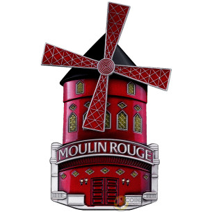 MOULIN ROUGE : A CABARET IN MOTION 3 Oz Silver Coin 50 Francs Burundi 2027 - Coins & More - In Arrivo