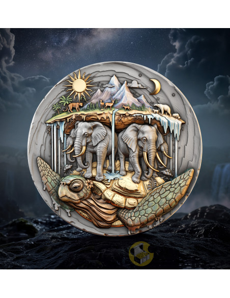 AKUPARA The World 2 Oz Silver Coin 5$ Niue 2026 - Coins & More - Próximamente