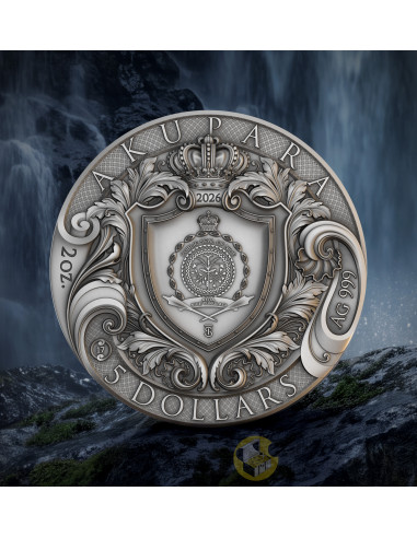 AKUPARA The World 2 Oz Silver Coin 5$ Niue 2026 - Coins & More - Próximamente
