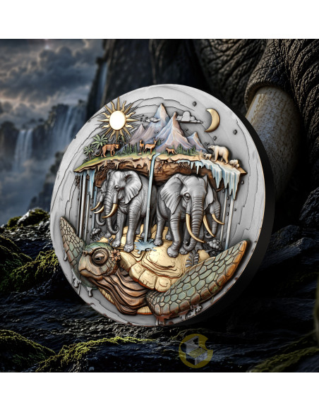 AKUPARA The World 2 Oz Silver Coin 5$ Niue 2026 - Coins & More - Próximamente