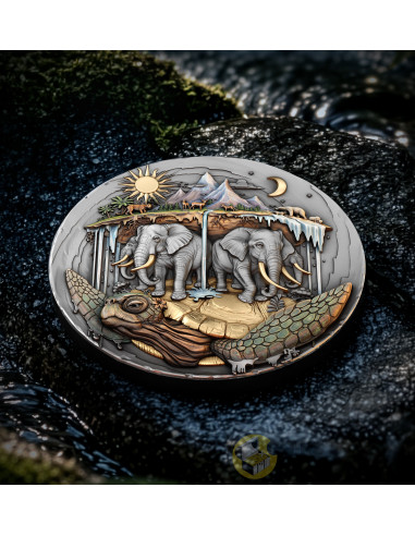 AKUPARA The World 2 Oz Silver Coin 5$ Niue 2026 - Coins & More - Próximamente