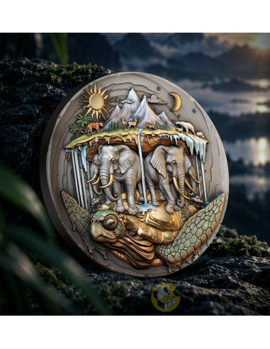 AKUPARA The World 2 Oz Silver Coin 5$ Niue 2026 - Coins & More - Próximamente