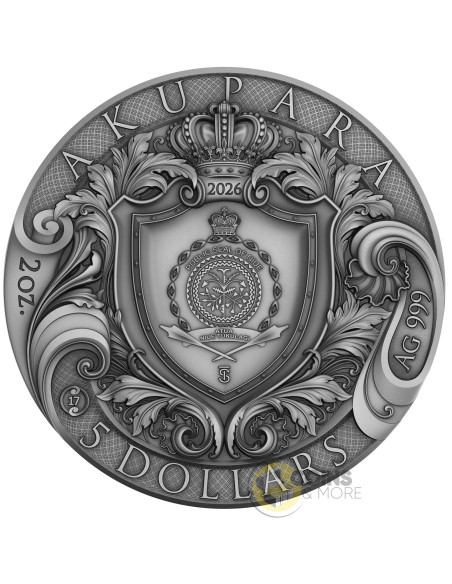 AKUPARA The World 2 Oz Silver Coin 5$ Niue 2026 - Coins & More - Próximamente