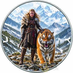 QUEEN OF THE TIGER PEAKS Queens of the Wild 1 Oz Silver Coin 1$ USA 2027 - Coins & More - In Arrivo
