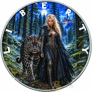 QUEEN OF THE MOONLIT WILDS Queens of the Wild 1 Oz Silver Coin 1$ USA 2027 - Coins & More - In Arrivo