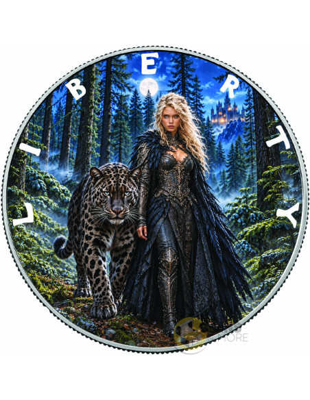 QUEEN OF THE MOONLIT WILDS Queens of the Wild 1 Oz Silver Coin 1$ USA 2027 - Coins & More - À Venir