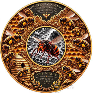THE BEES AND THE HORNET Hive Battle 1 Kg Copper 1 Oz Silver Libertad Mexico 2026 - Coins & More - À Venir