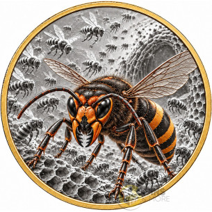 THE BEES AND THE HORNET Hive Battle 1 Kg Copper 1 Oz Silver Libertad Mexico 2026 - Coins & More - À Venir 2
