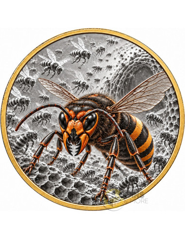THE BEES AND THE HORNET Hive Battle 1 Kg Copper 1 Oz Silver Libertad Mexico 2026 - Coins & More - À Venir