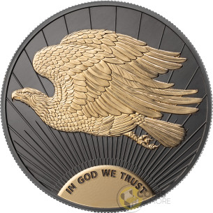 DOUBLE EAGLE 1 Oz Silver Proof Coin 1000 Satoshi United Crypto States 2027 - Coins & More - In Arrivo