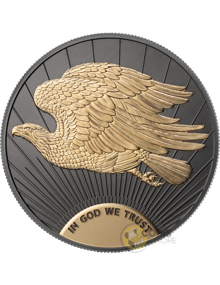 DOUBLE EAGLE 1 Oz Silver Proof Coin 1000 Satoshi United Crypto States 2027 - Coins & More - In Arrivo
