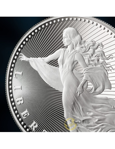 LIBERTY 1/2 Oz Silver Proof Coin 1000 Satoshi United Crypto States 2026 - Coins & More - In Arrivo