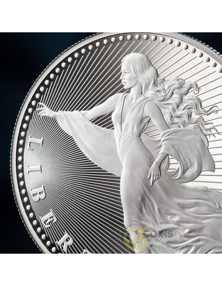LIBERTY 1/2 Oz Silver Proof Coin 1000 Satoshi United Crypto States 2026 - Coins & More - In Arrivo