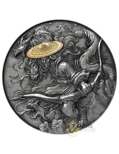 DRAGON ARCHER'S OATH 1 Oz Silver Coin 10$ Liberia 2027 - Coins & More - Coming Soon
