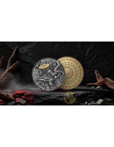 DRAGON ARCHER'S OATH 1 Oz Silver Coin 10$ Liberia 2027 - Coins & More - Coming Soon