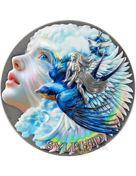 SYLPHID Nature Spirits 2 Oz Silver Coin 2000 Francs Cameroon 2027 - Coins & More - Coming Soon