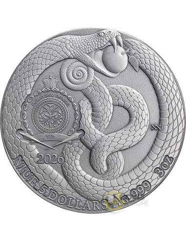 ADAM AND EVE Fundamental Stories of the Bible 3 Oz Silver Antique Coin 5$ Niue 2026 - Coins & More - Coming Soon