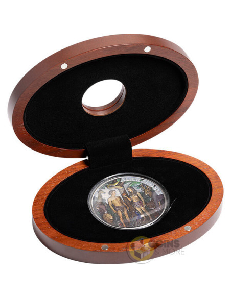 ADAM AND EVE Fundamental Stories of the Bible 3 Oz Silver Antique Coin 5$ Niue 2026 - Coins & More - Coming Soon