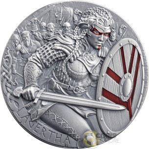 LAGERTHA The Way to Valhalla 2 Oz Silver Coin 2000 Francs Cameroon 2026 - Coins & More - Coming Soon