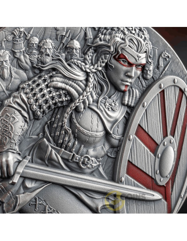 LAGERTHA The Way to Valhalla 2 Oz Silver Coin 2000 Francs Cameroon 2026 - Coins & More - Coming Soon
