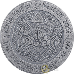 LAGERTHA The Way to Valhalla 2 Oz Silver Coin 2000 Francs Cameroon 2026 - Coins & More - Coming Soon 2