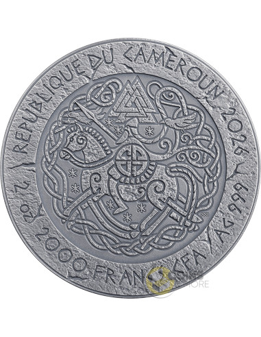 LAGERTHA The Way to Valhalla 2 Oz Silver Coin 2000 Francs Cameroon 2026 - Coins & More - Coming Soon