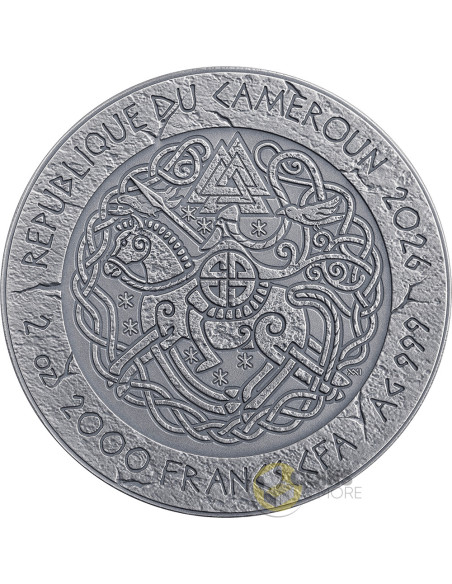LAGERTHA The Way to Valhalla 2 Oz Silver Coin 2000 Francs Cameroon 2026 - Coins & More - Coming Soon