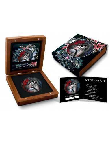 DIA DE LOS MUERTOS III Day Of The Dead Libertad 1 oz silver coin 1 Onza Mexico 2021 - Coins & More - Mexique