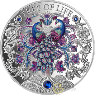 WINTER TREE OF LIFE 1 Oz Silver Proof Coin 5 Cedis Ghana 2026 - Coins & More - Coming Soon