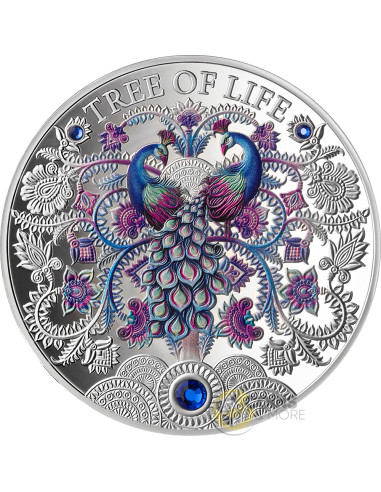 WINTER TREE OF LIFE 1 Oz Silver Proof Coin 5 Cedis Ghana 2026 - Coins & More - Coming Soon