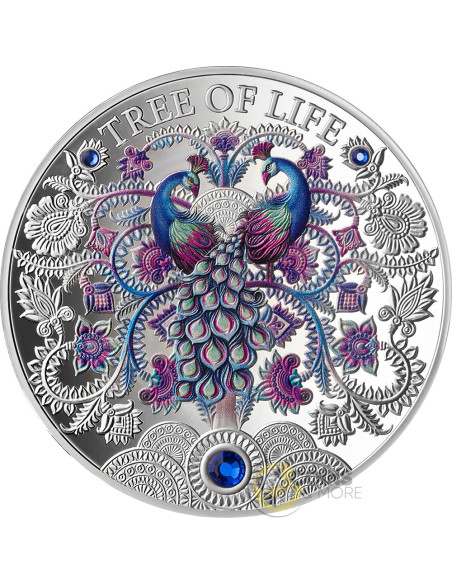 WINTER TREE OF LIFE 1 Oz Silver Proof Coin 5 Cedis Ghana 2026 - Coins & More - Coming Soon