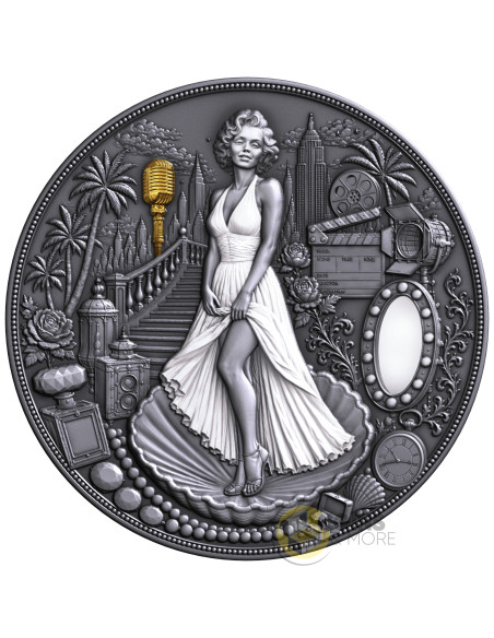 BLONDE IN WHITE 2 Oz Silver Coin 25$ Liberia 2026 - Coins & More - Coming Soon