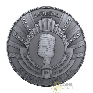 BLONDE IN WHITE 2 Oz Silver Coin 25$ Liberia 2026 - Coins & More - Coming Soon 2