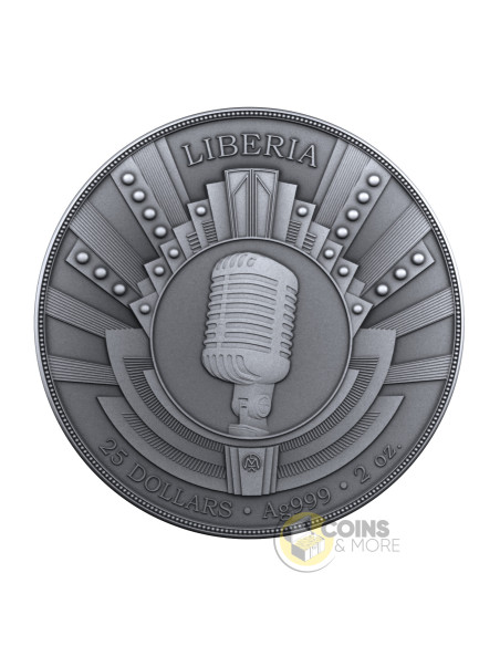 BLONDE IN WHITE 2 Oz Silver Coin 25$ Liberia 2026 - Coins & More - Coming Soon
