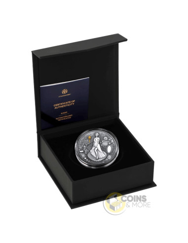 BLONDE IN WHITE 2 Oz Silver Coin 25$ Liberia 2026 - Coins & More - Coming Soon