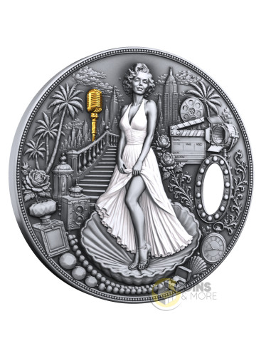 BLONDE IN WHITE 2 Oz Silver Coin 25$ Liberia 2026 - Coins & More - Coming Soon
