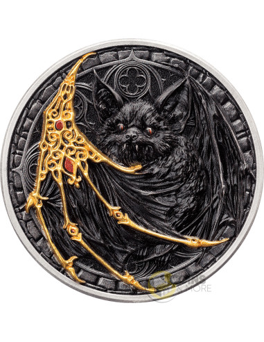 THE BAT Creatures of Nocturne 1 Oz Silver Coin 1000 Francs Cameroon 2027 - Coins & More - Coming Soon
