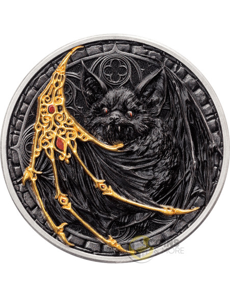 THE BAT Creatures of Nocturne 1 Oz Silver Coin 1000 Francs Cameroon 2027 - Coins & More - Coming Soon