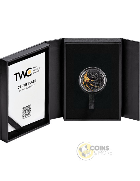 THE BAT Creatures of Nocturne 1 Oz Silver Coin 1000 Francs Cameroon 2027 - Coins & More - Coming Soon