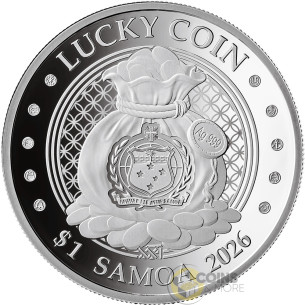 MONEY FROG Lucky Coin 1/2 Oz Silver Coin 1$ Samoa 2026 - Coins & More - Coming Soon 2