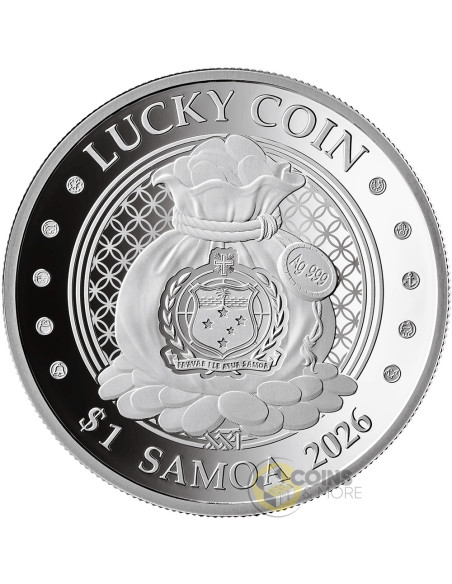 MONEY FROG Lucky Coin 1/2 Oz Silver Coin 1$ Samoa 2026 - Coins & More - Coming Soon