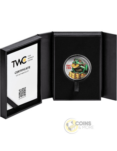 MONEY FROG Lucky Coin 1/2 Oz Silver Coin 1$ Samoa 2026 - Coins & More - Coming Soon
