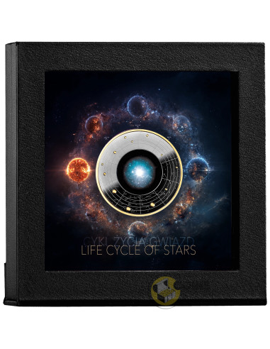 WHITE DWARF Life Cycle of Stars Silver Coin 500 Francs CFA Cameroon 2026 - Coins & More - Coming Soon
