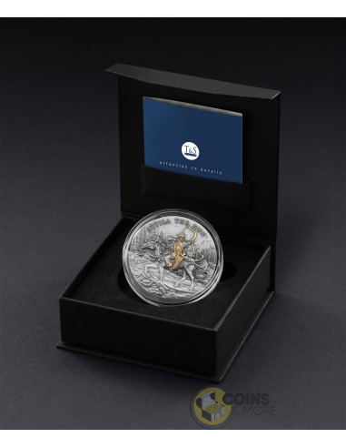 ATTILA THE HUN Legendary Warriors 2 Oz Silver Coin 5$ Niue 2026 - Coins & More - À Venir