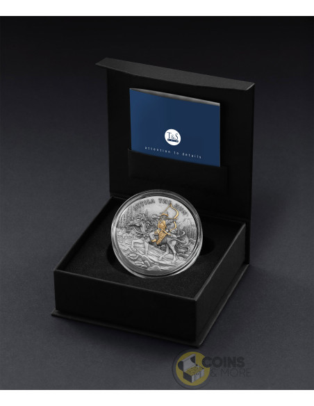 ATTILA THE HUN Legendary Warriors 2 Oz Silver Coin 5$ Niue 2026 - Coins & More - À Venir